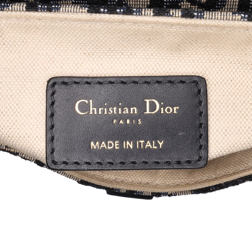 Dior Mini Oblique Canvas Saddle Bag - 5
