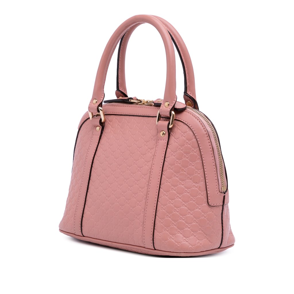 Gucci Mini Microguccissima Dome Satchel - Back view