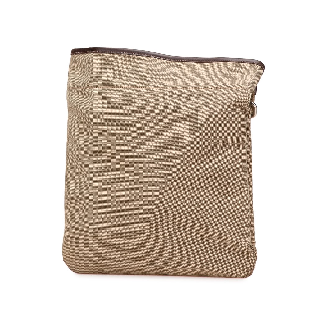 Prada Canvas Canapa Logo Crossbody - Back view