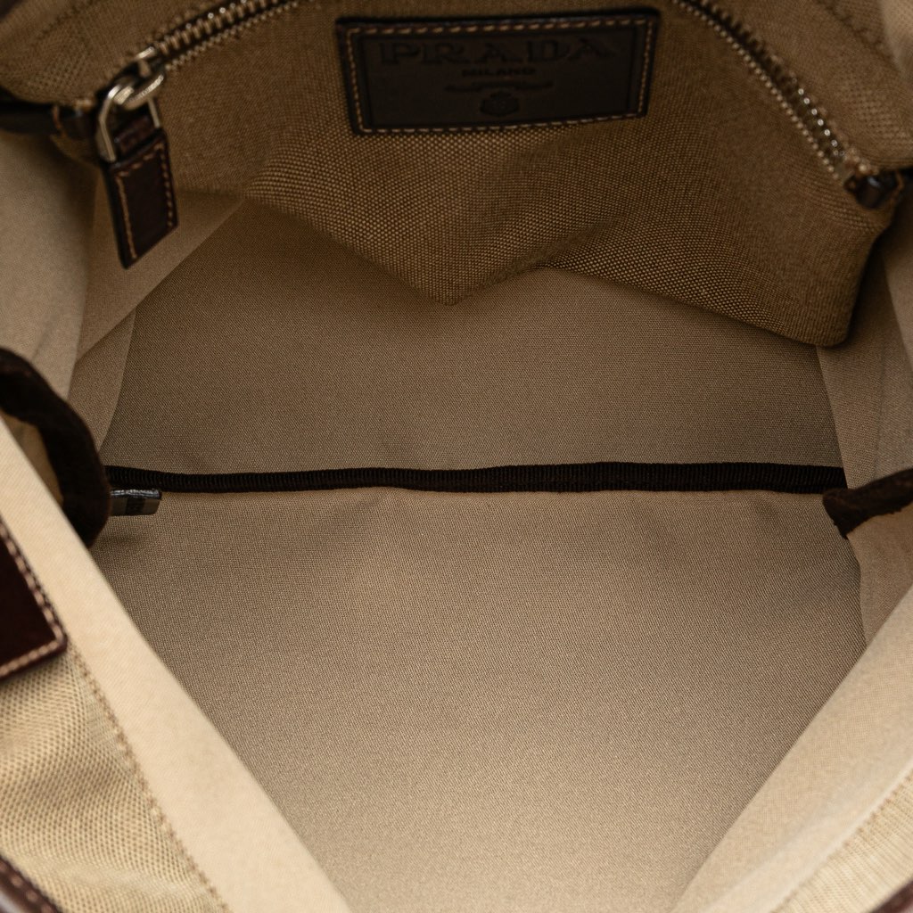Prada Canvas Canapa Logo Crossbody - 4