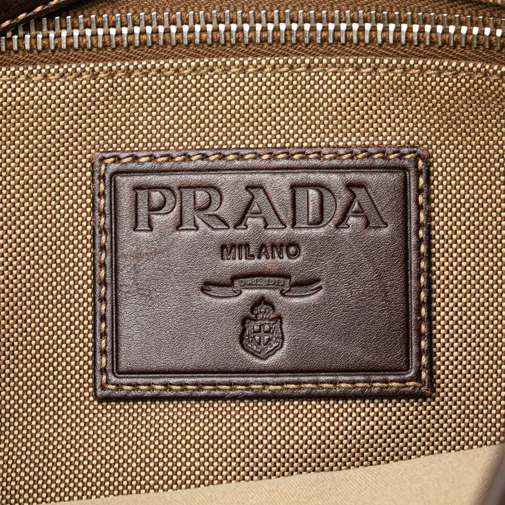Prada Canvas Canapa Logo Crossbody - Side view