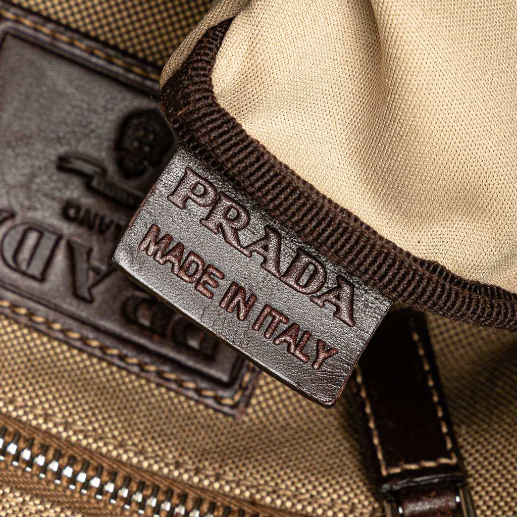 Prada Canvas Canapa Logo Crossbody - Detail 1