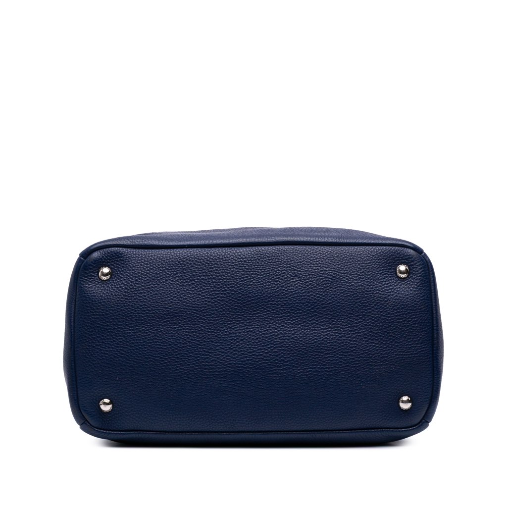 Prada Vitello Daino Zip Top Satchel - 3