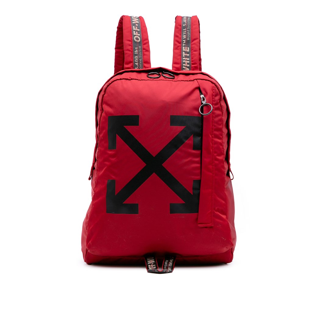Off-white Nylon Arrows Backpack