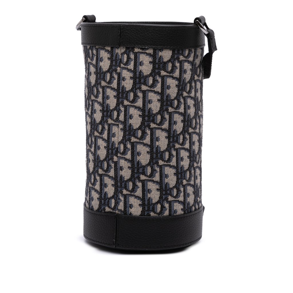 Dior Oblique Canvas Thermo Bottle Holder - Back view
