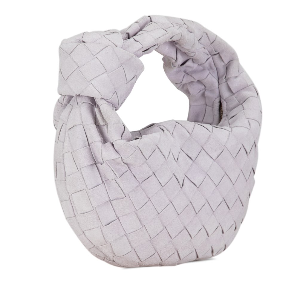 Bottega Veneta Mini Suede Intrecciato Jodie - 2