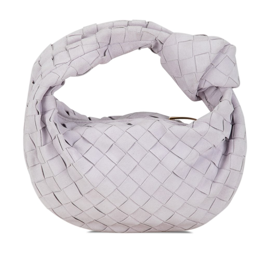 Bottega Veneta Mini Suede Intrecciato Jodie - 3
