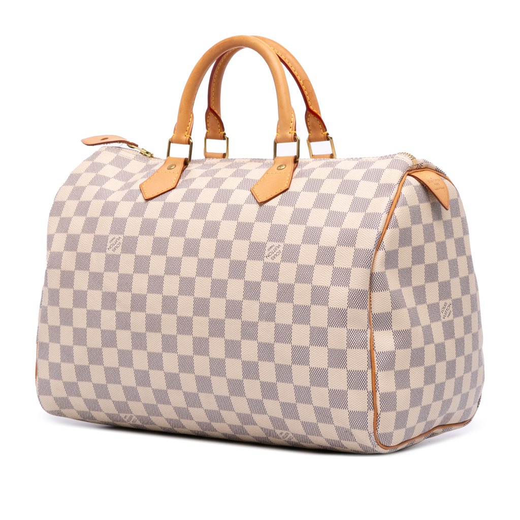Louis Vuitton Damier Azur Speedy 30 - Back view