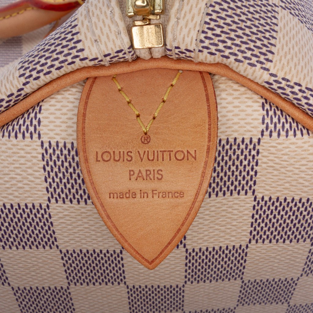 Louis Vuitton Damier Azur Speedy 30 - Side view