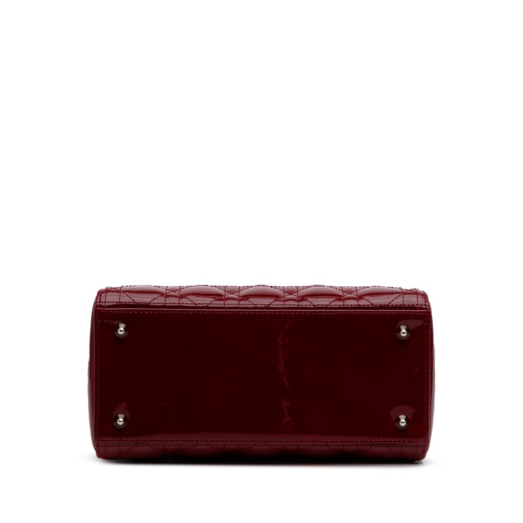 Dior Medium Patent Cannage Lady Dior - 3