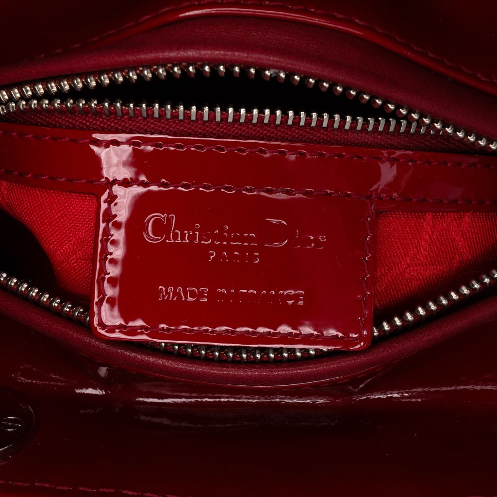 Dior Medium Patent Cannage Lady Dior - 5