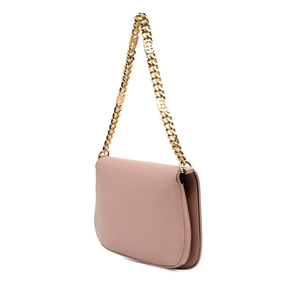 Gucci Calfskin Blondie Chain Satchel - Back view