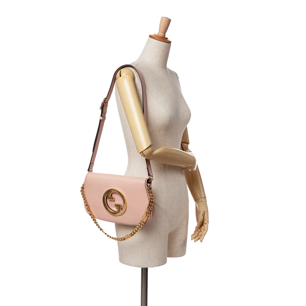 Gucci Calfskin Blondie Chain Satchel - Image 13