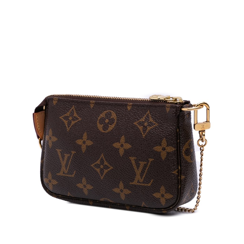 Louis Vuitton Monogram Mini Pochette Accessoires - Back view