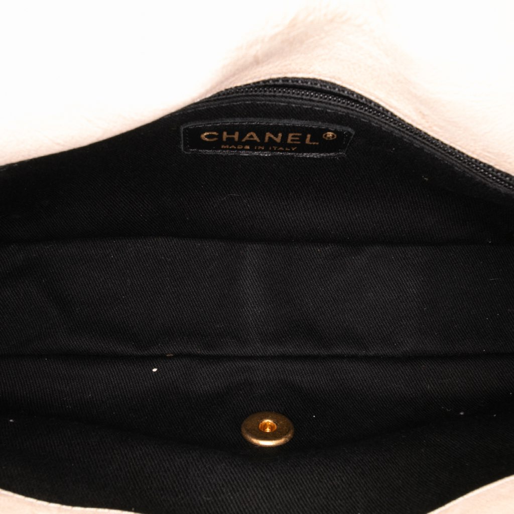 Chanel Medium Chevron Wrinkled Calfskin Medallion Charm Flap - 4