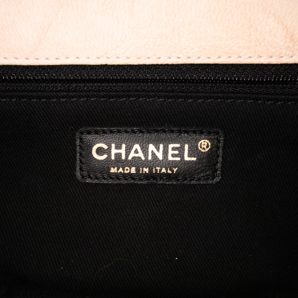 Chanel Medium Chevron Wrinkled Calfskin Medallion Charm Flap - 5
