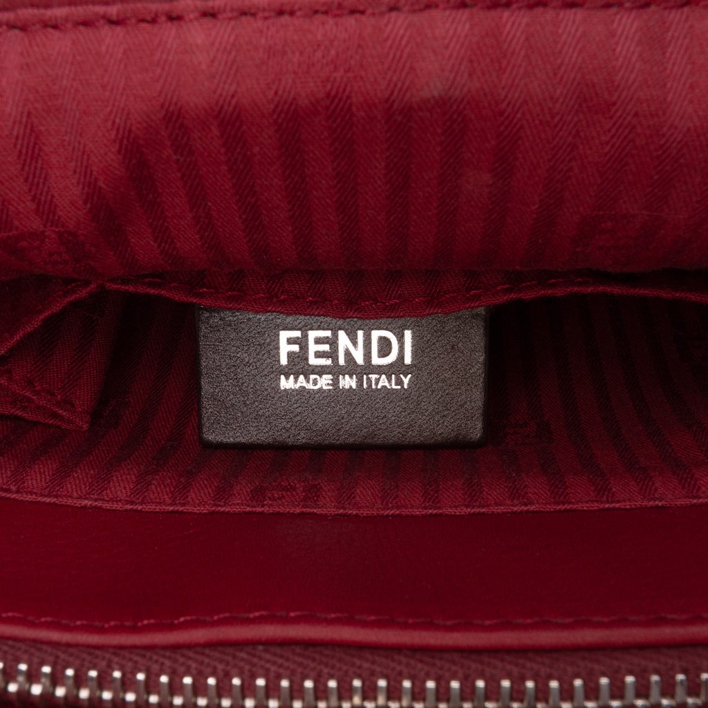 Fendi Medium Leather Geometric Degrade 2Jours Satchel - 5