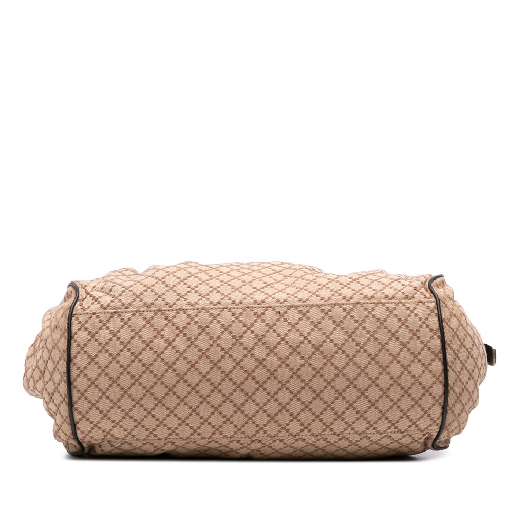 Gucci Diamante Canvas Sukey Satchel - Image 6