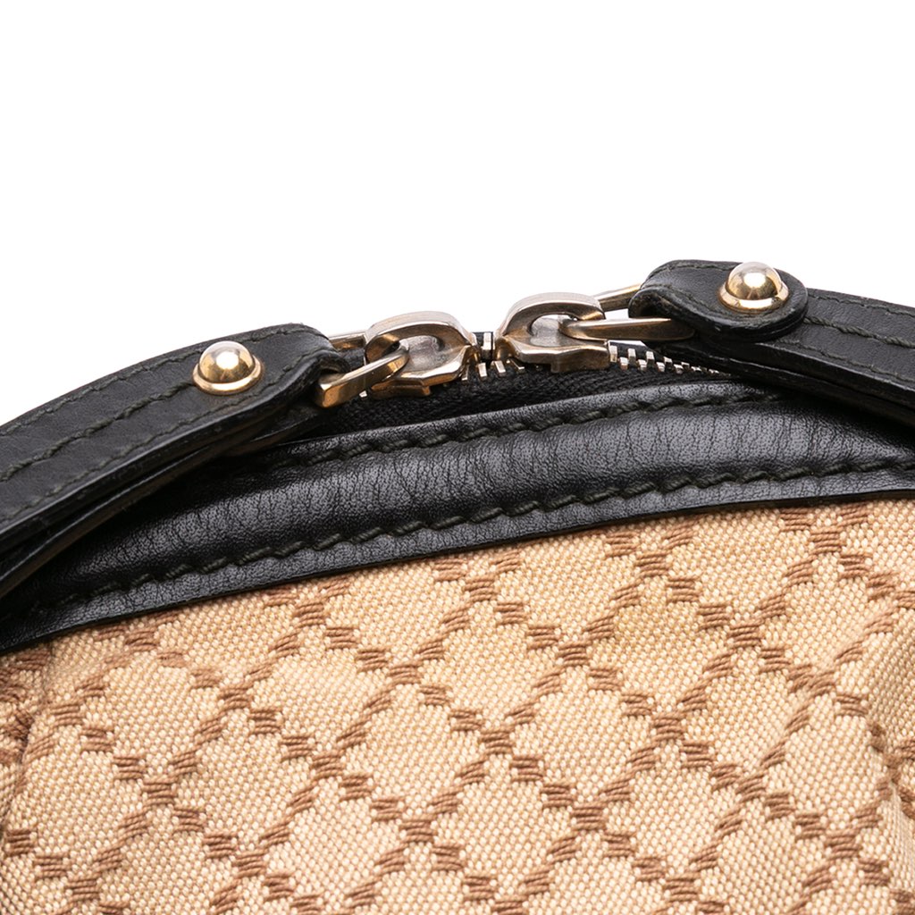 Gucci Diamante Canvas Sukey Satchel - Image 11