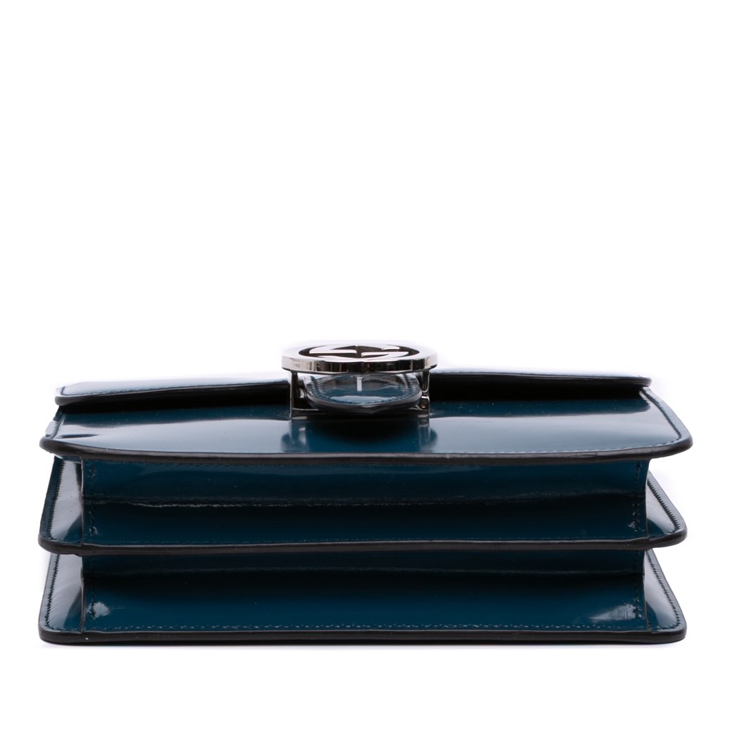 Gucci Small Polished Calfskin Interlocking G Dollar Crossbody - Image 6