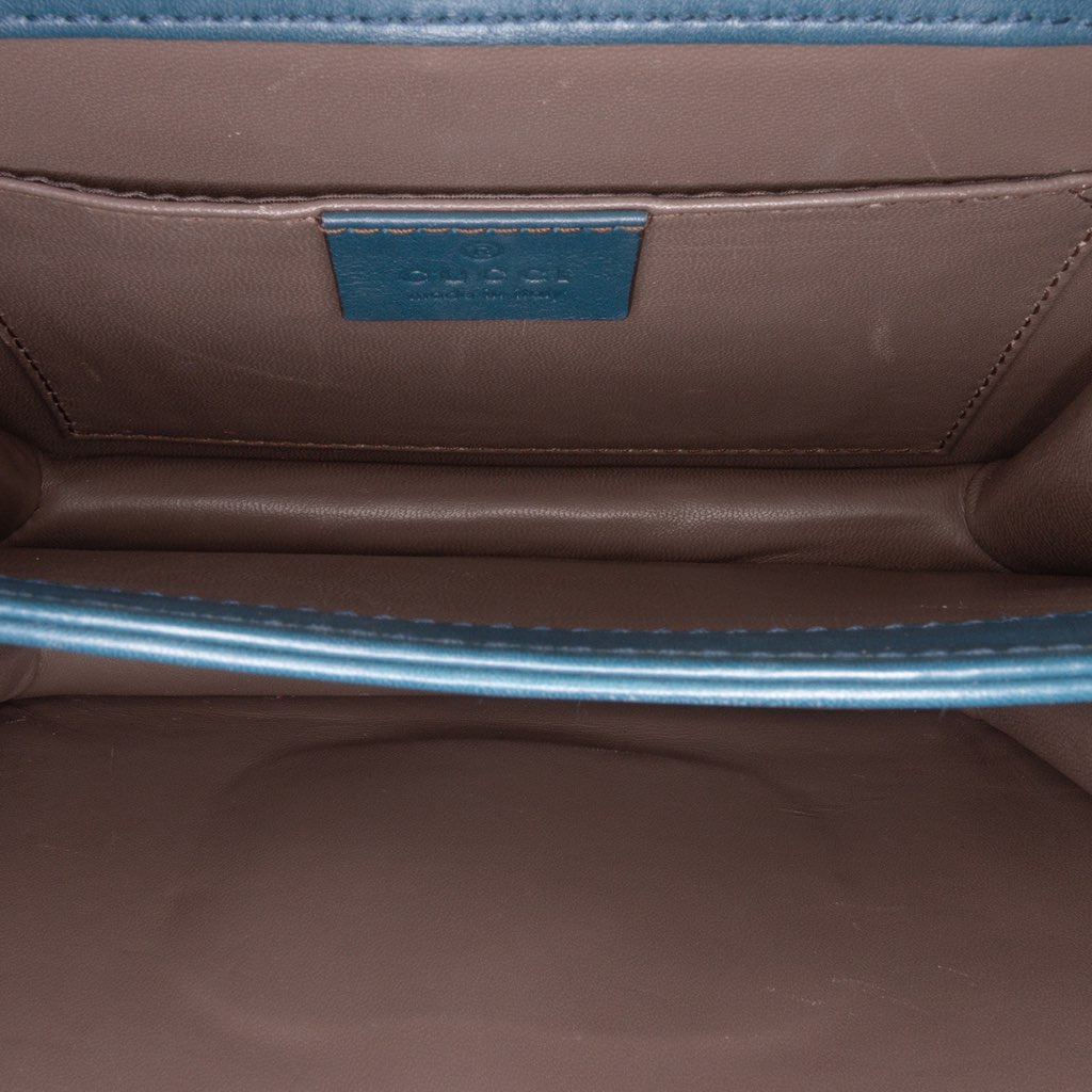 Gucci Small Polished Calfskin Interlocking G Dollar Crossbody - 4