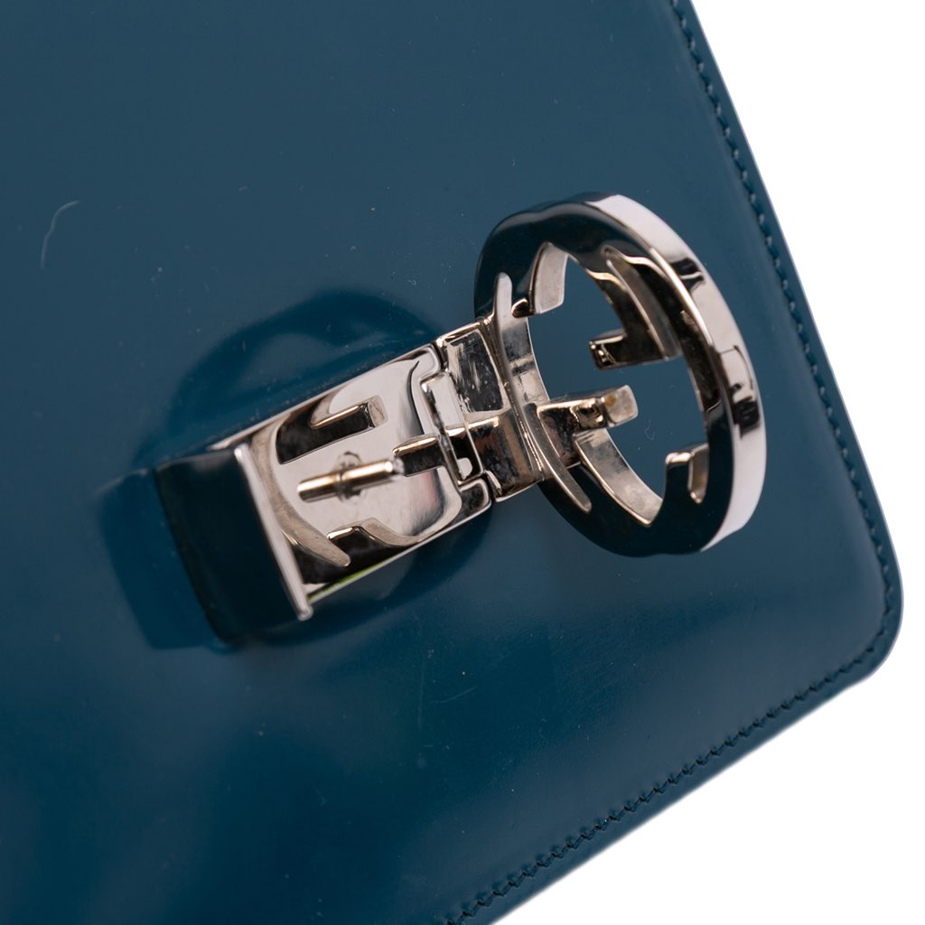 Gucci Small Polished Calfskin Interlocking G Dollar Crossbody - Image 10