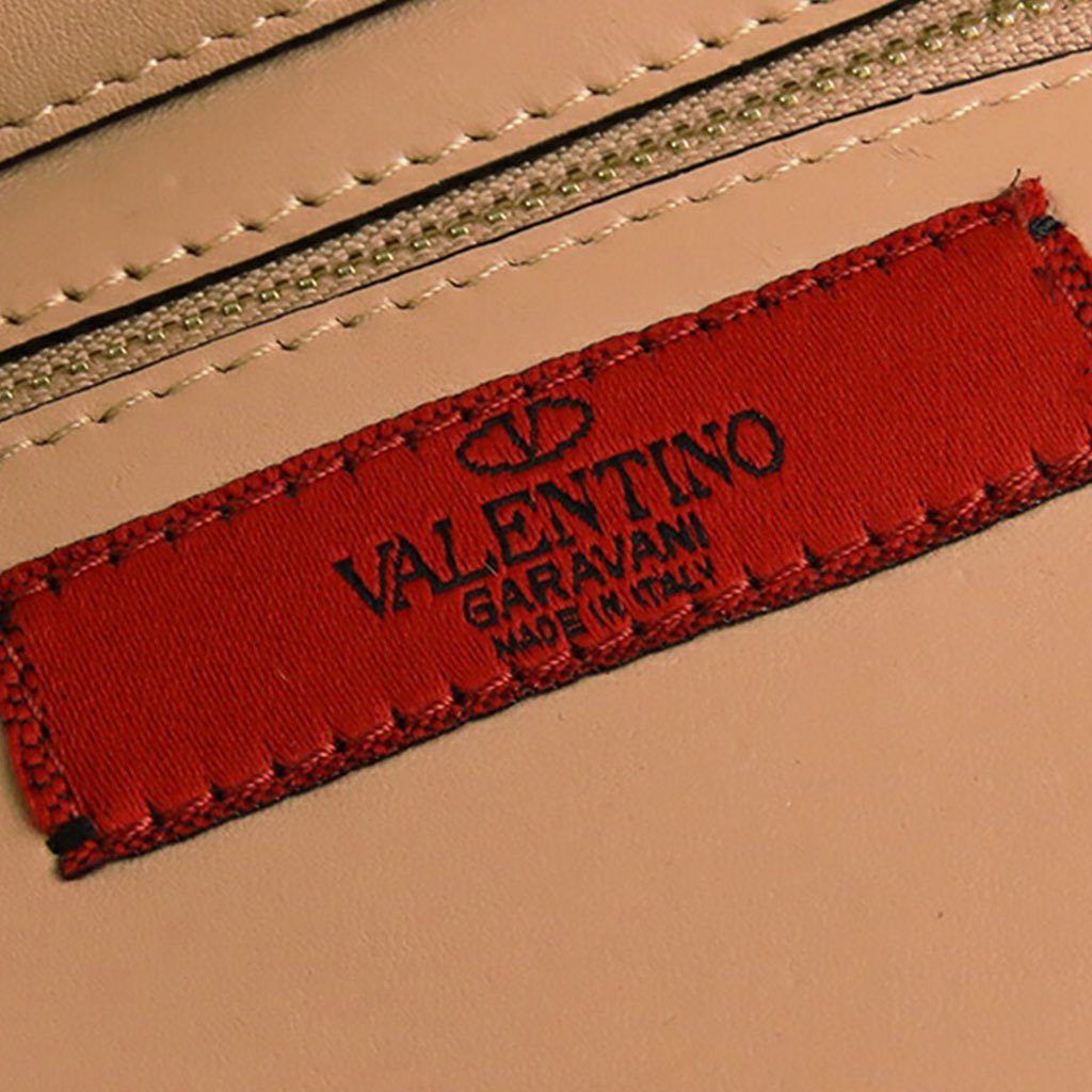 Valentino Small Leather Rockstud Trapeze Satchel - 5