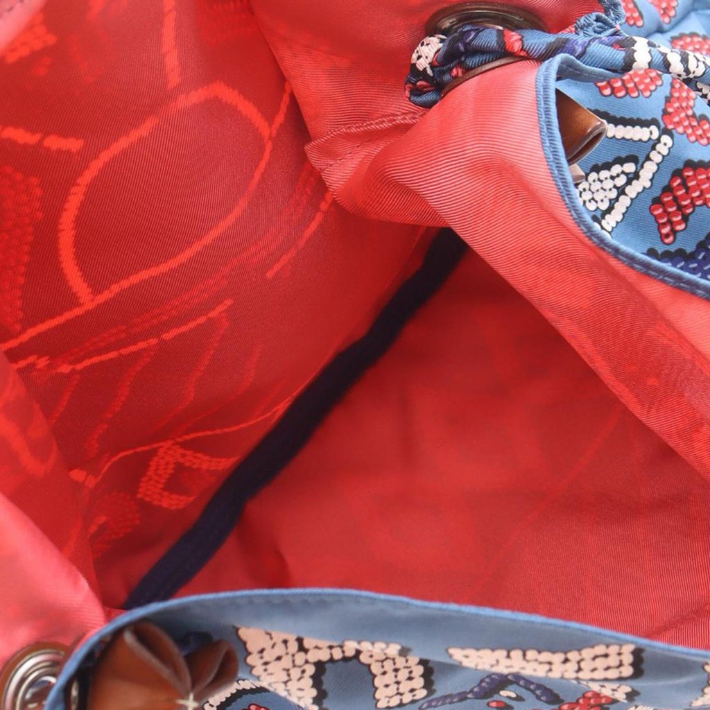 Hermès Silk and Barenia Kelly En Perles Silky City PM - 3