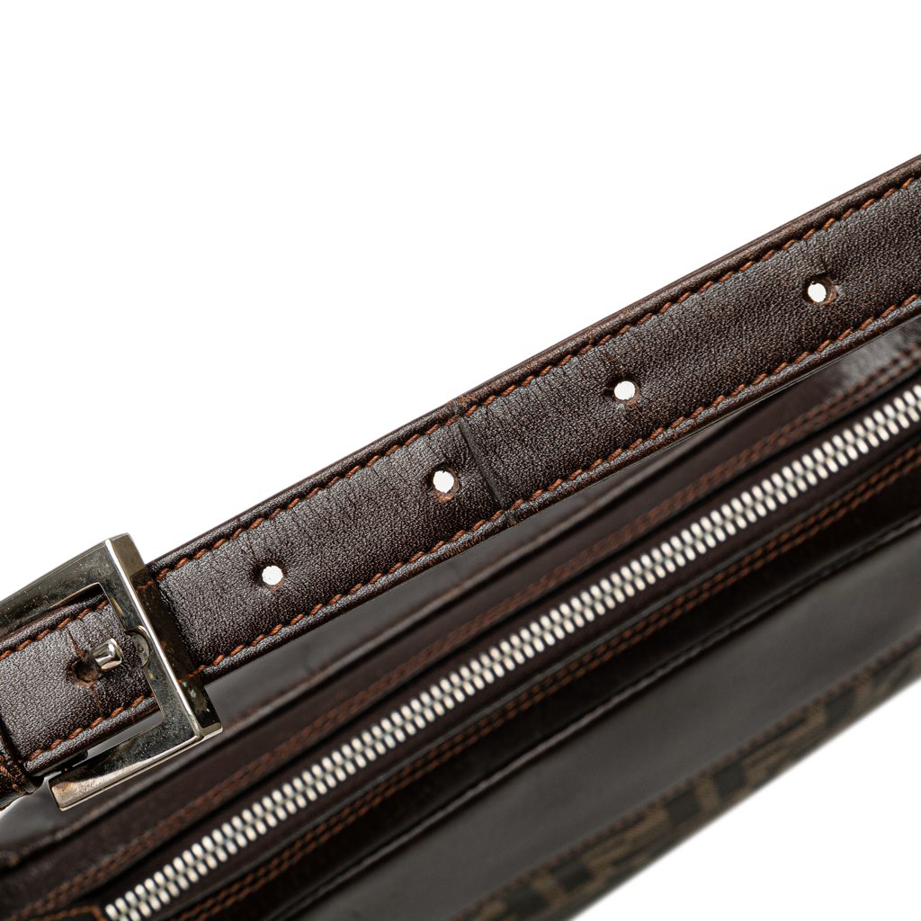 Fendi Zucca Canvas Shoulder Bag - Image 12