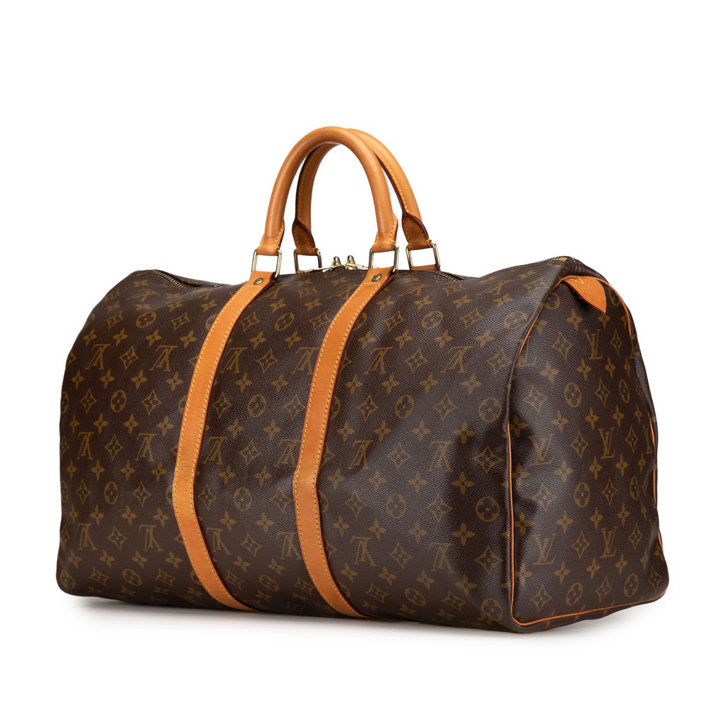 Louis Vuitton Monogram Keepall 50 - Back view