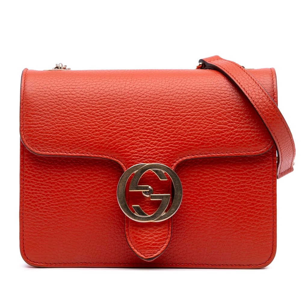 Gucci Small Dollar Calfskin Interlocking G Crossbody