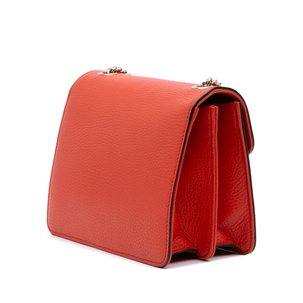 Gucci Small Dollar Calfskin Interlocking G Crossbody - Back view