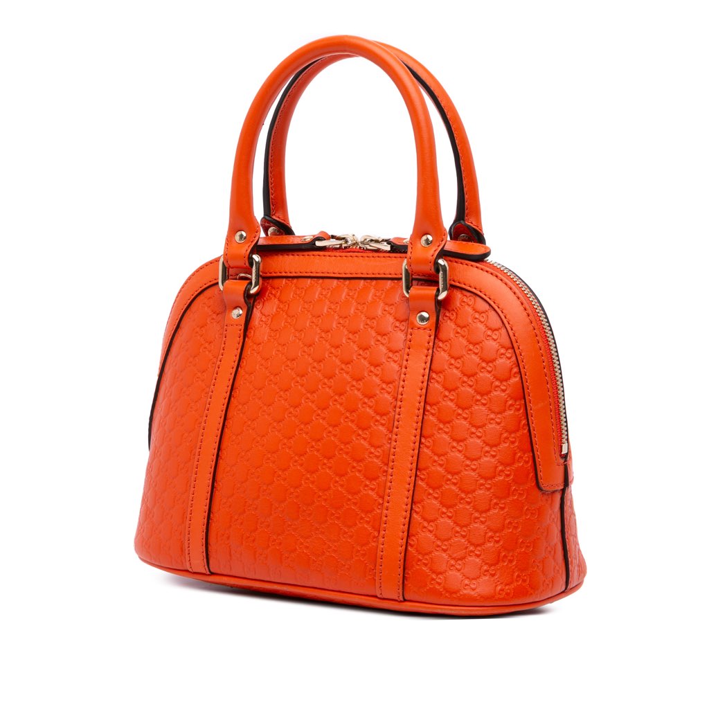 Gucci Mini Microguccissima Dome Satchel - Back view