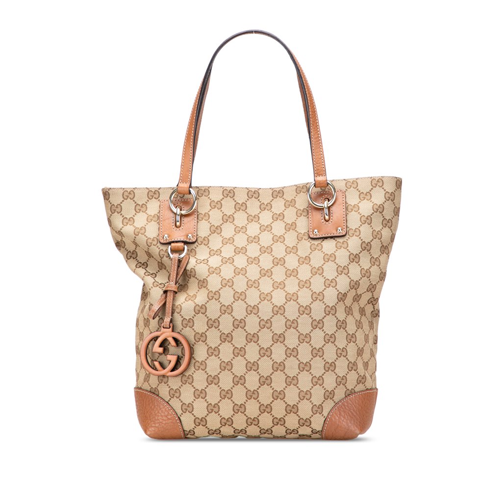 Gucci GG Canvas GG Charm Tote