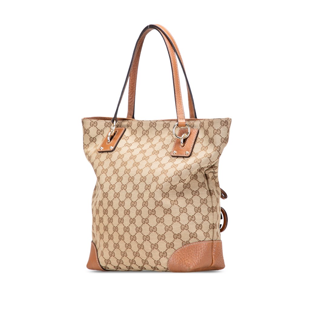 Gucci GG Canvas GG Charm Tote - Back view