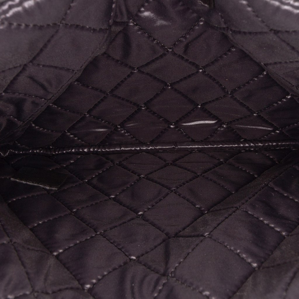 Chanel Medium Quilted Patent O Case Clutch - 4