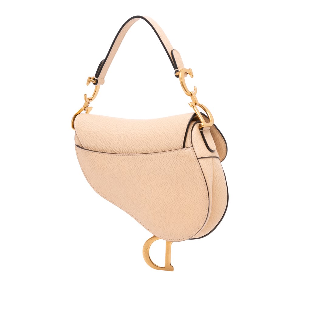 Dior Mini Grained Calfskin Saddle Bag - 2