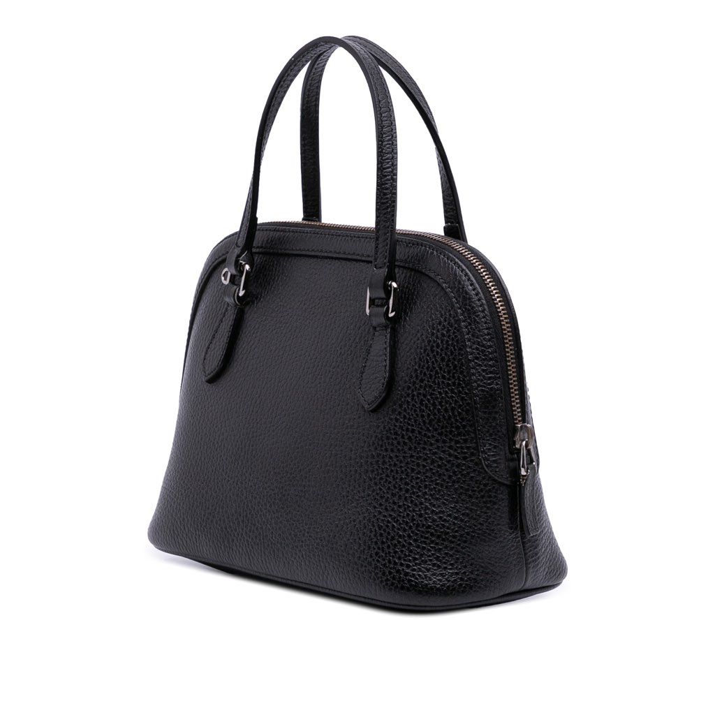 Gucci Mini Leather Dome Satchel - Back view