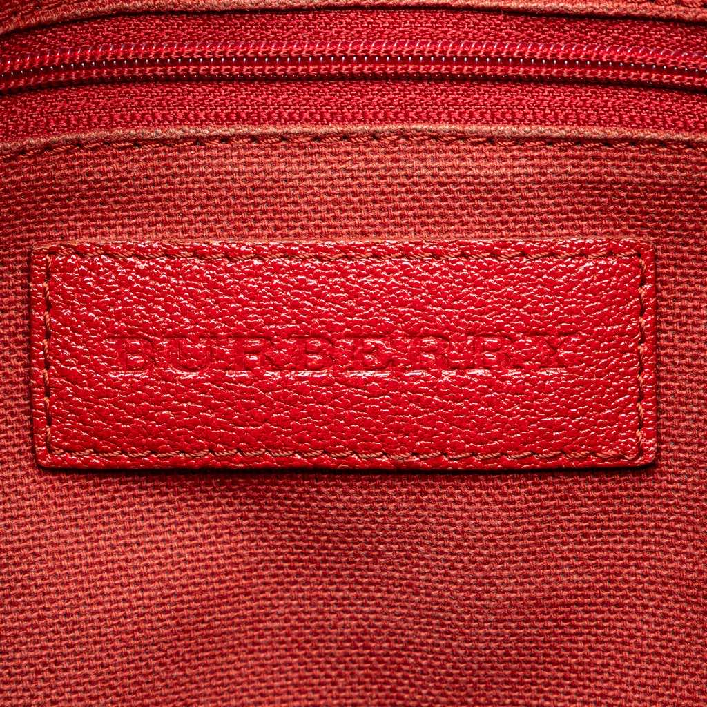 Burberry Haymarket Check Coated Canvas Satchel - Detail 2