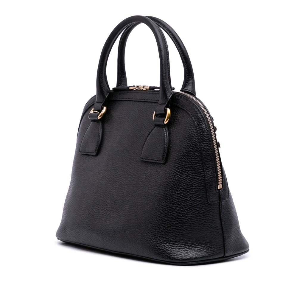 Gucci Small Dollar Calfskin GG Charm Dome Satchel - 2