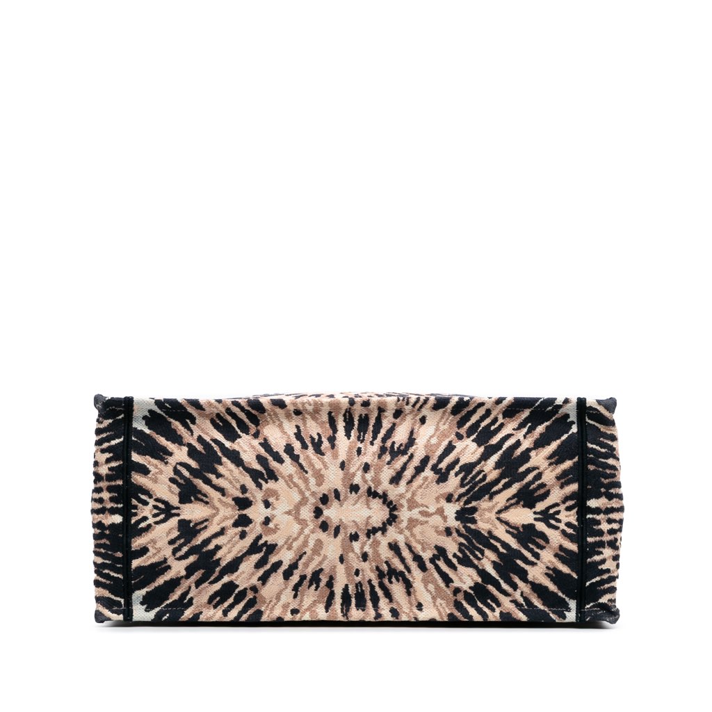 Dior Large Embroidered Canvas Tie Dye Book Tote - Image 6