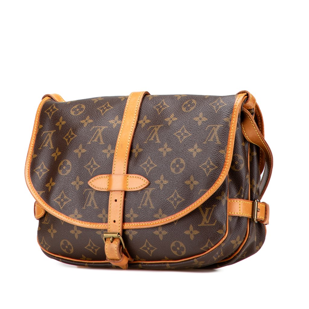 Louis Vuitton Monogram Saumur 25 - Back view