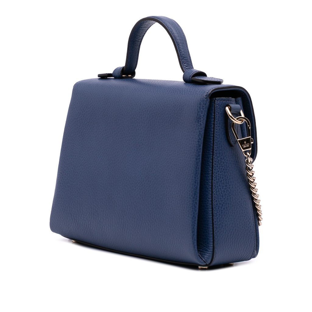 Gucci Small Dollar Calf Interlocking G Satchel - 2