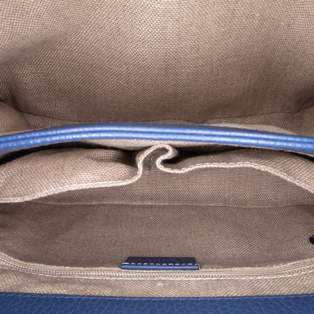 Gucci Small Dollar Calf Interlocking G Satchel - 4