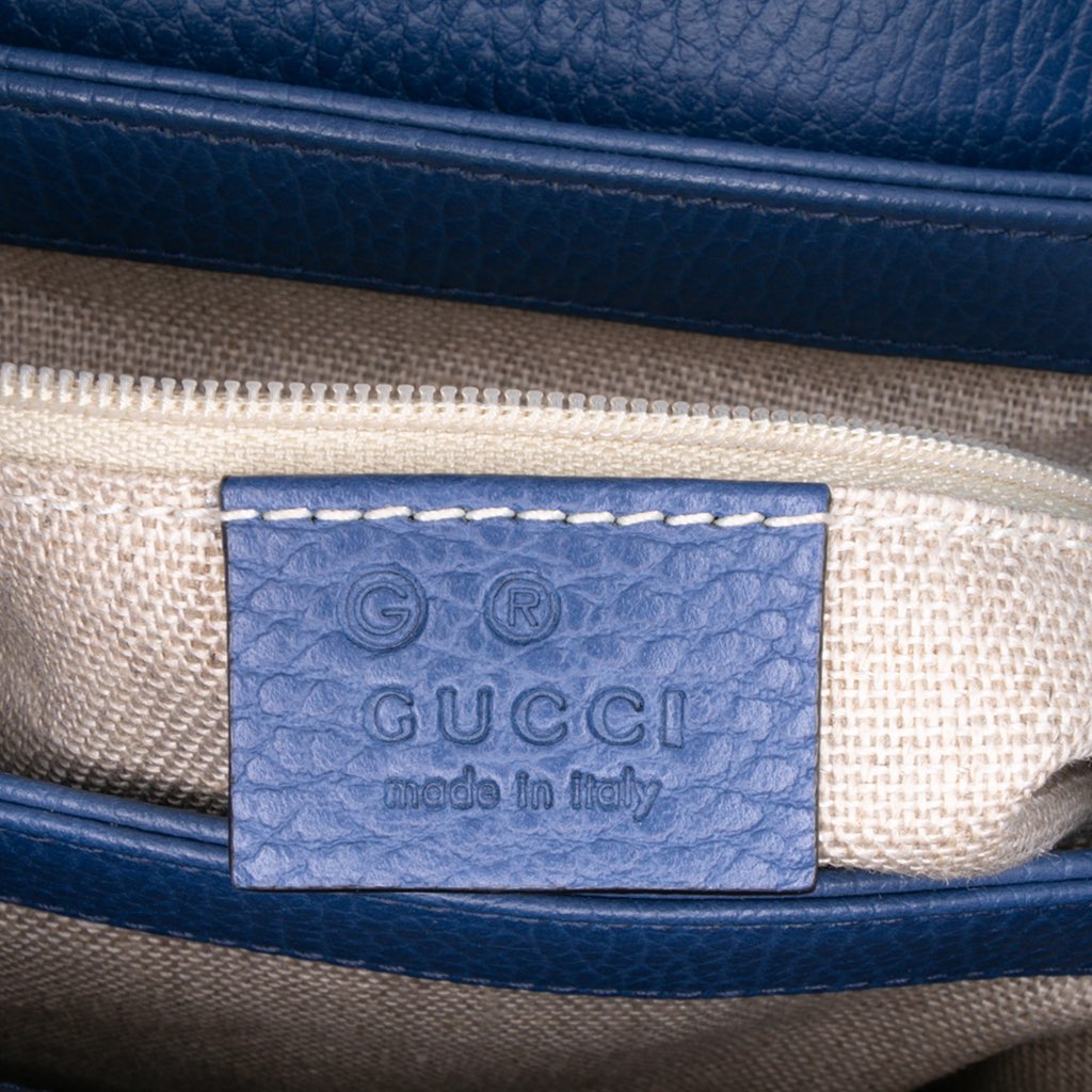 Gucci Small Dollar Calf Interlocking G Satchel - 5