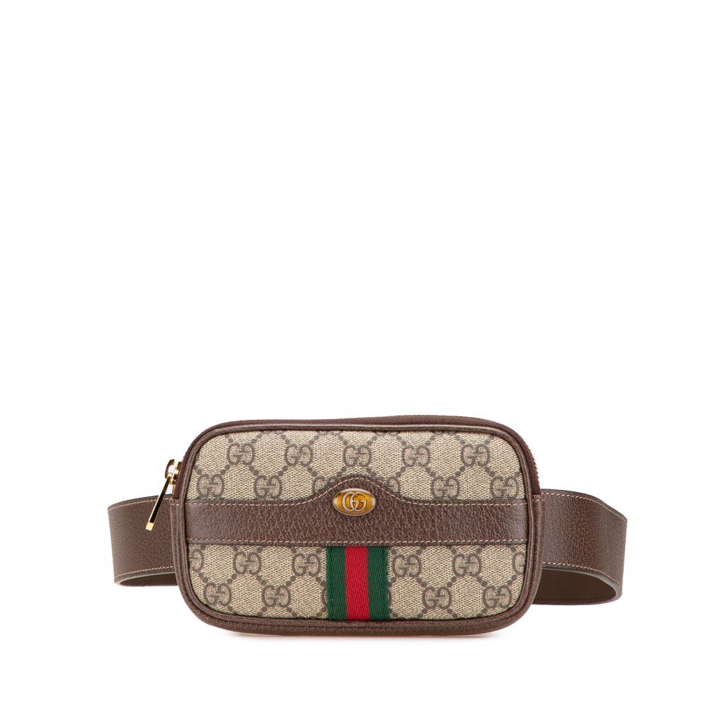Gucci GG Supreme Web Ophidia Belt Bag