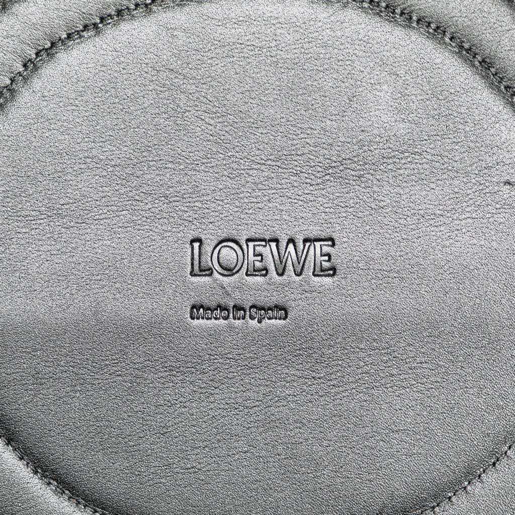 Loewe XL Shiny Calfskin and Canvas Paseo Satchel - 5