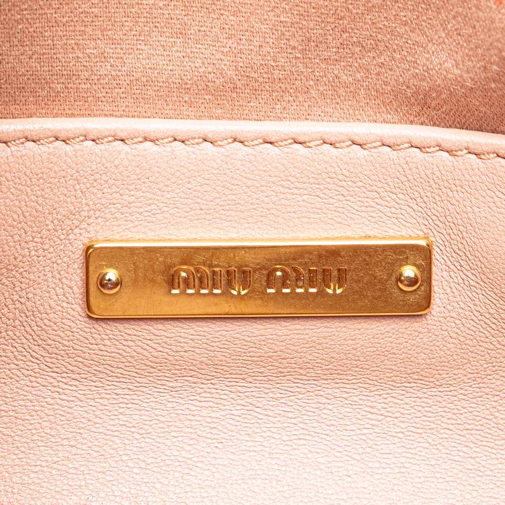 Miu Miu Matelasse Lambskin Crossbody - 5