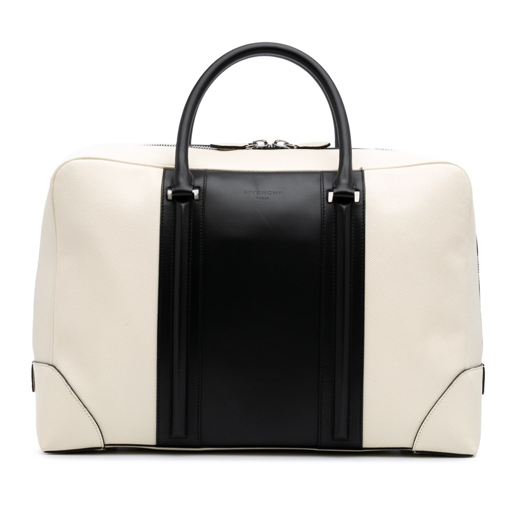Givenchy Bicolor Grained Calfskin Lucrezia Briefcase