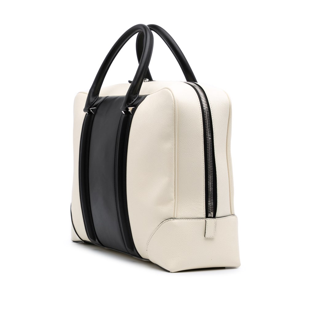 Givenchy Bicolor Grained Calfskin Lucrezia Briefcase - Back view